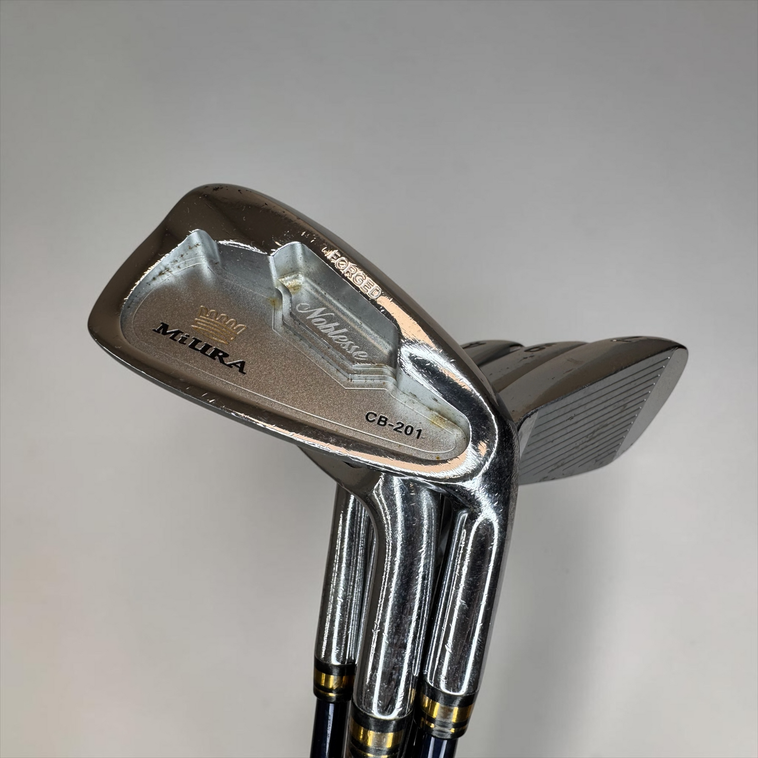 Pre-Owned Miura CB-201 Forged Iron Set 4-9 + GW Regular Flex