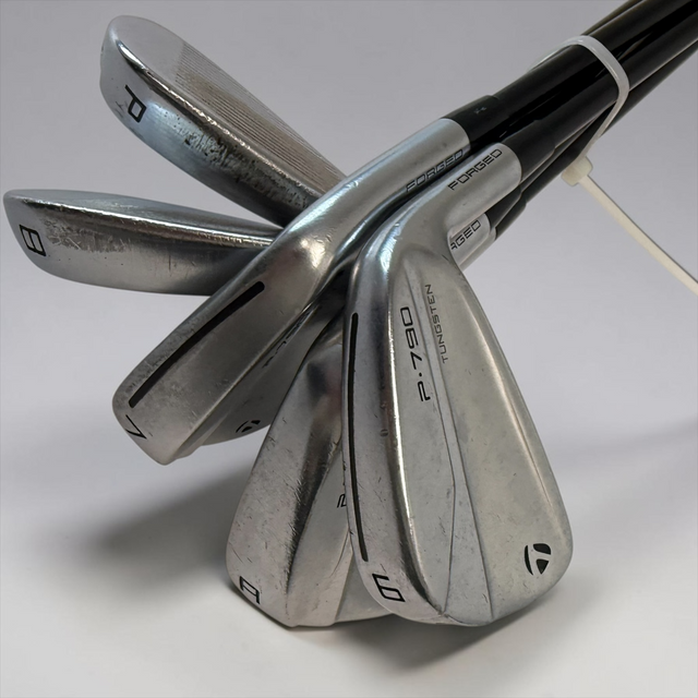 Pre-Owned TaylorMade 2021 P790 Irons 6-GW with Aldila Nv Senior Flex Shafts