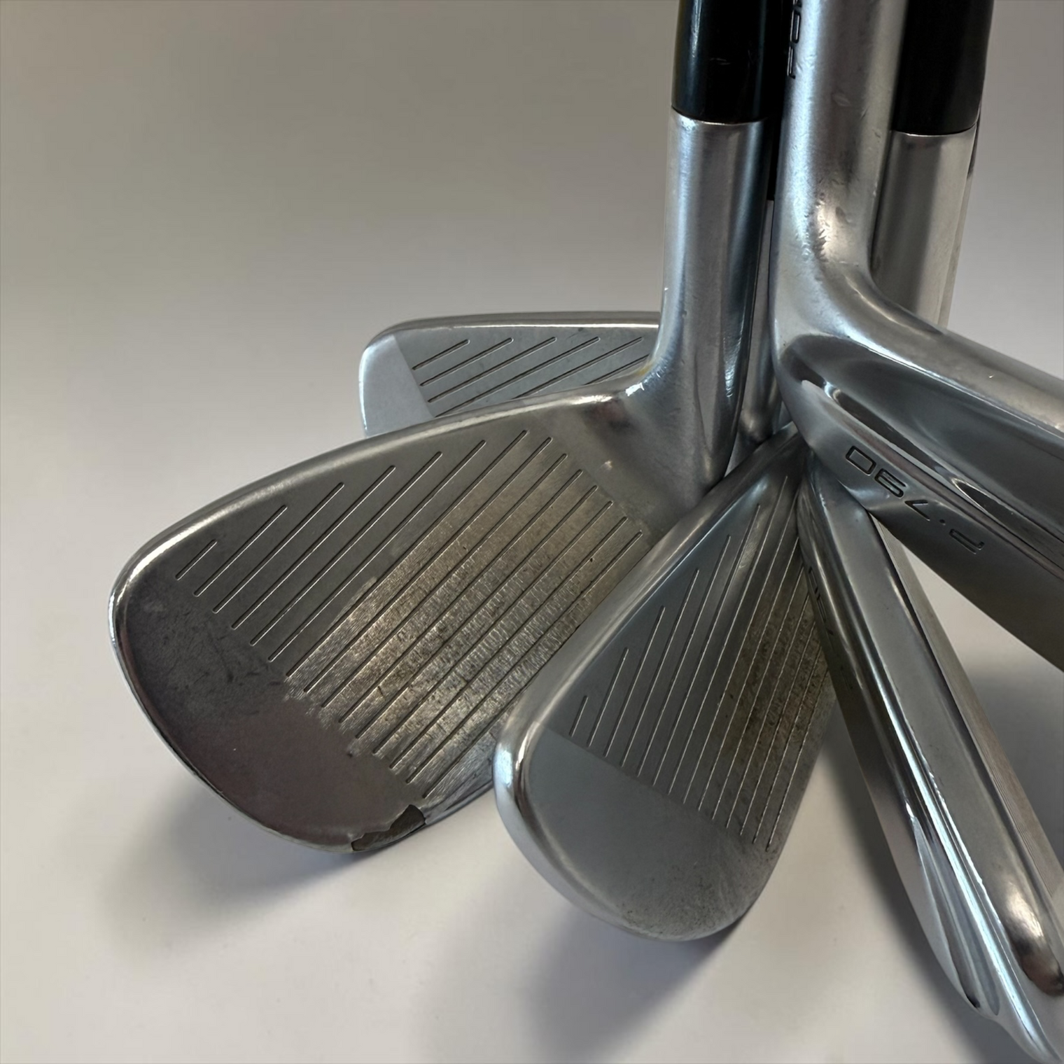 Pre-Owned TaylorMade 2021 P790 Irons 6-GW with Aldila Nv Senior Flex Shafts