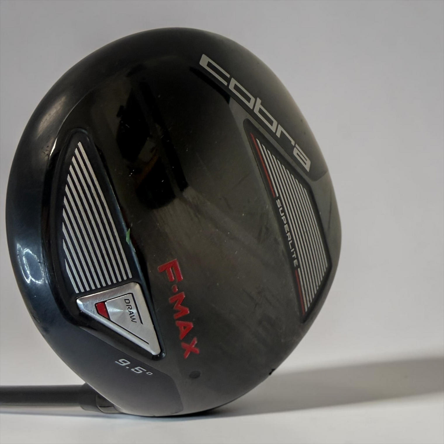 Pre-Owned Cobra F-Max Superlite Draw 9.5 Degree Driver with a Superlite Stiff Shaft