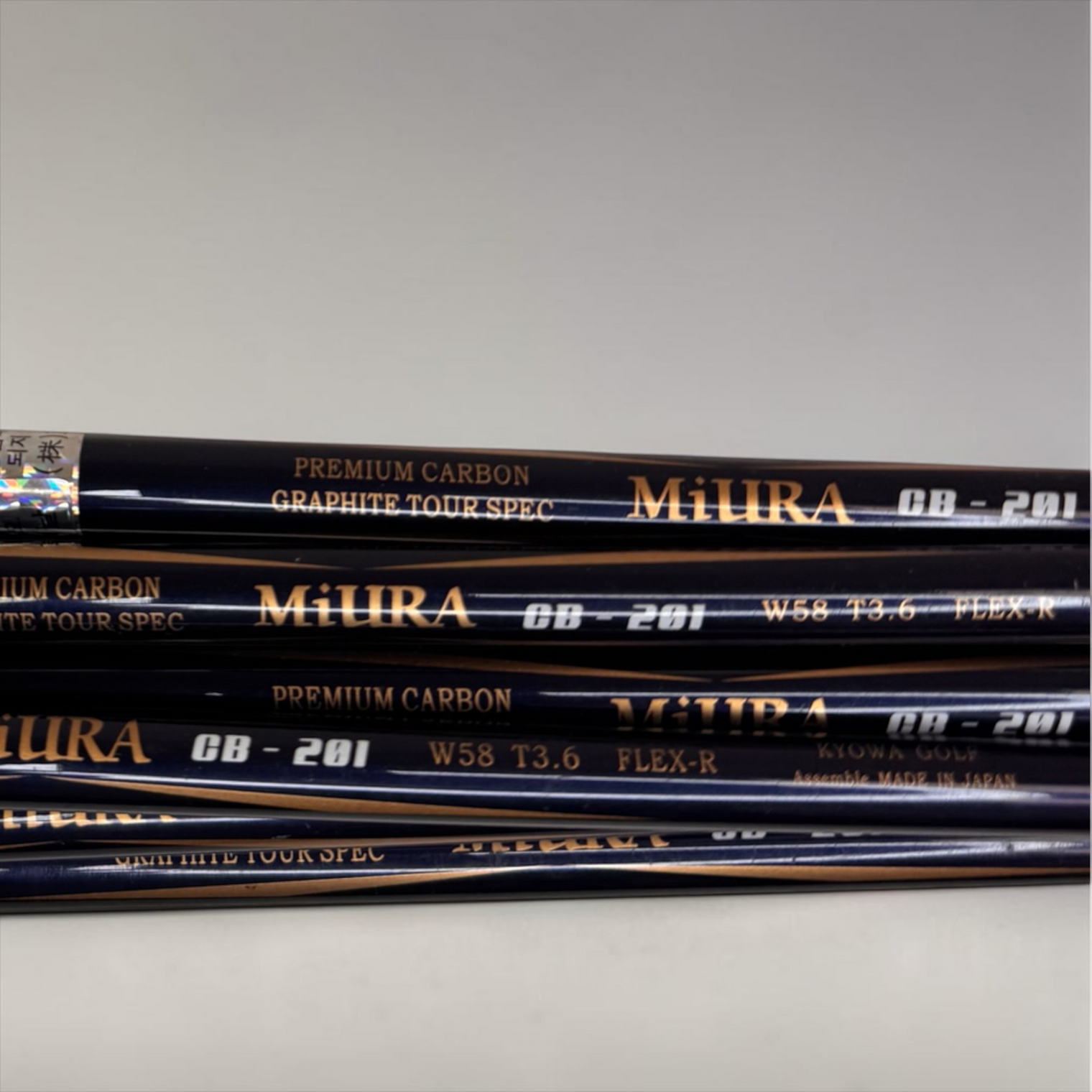 Pre-Owned Miura CB-201 Forged Iron Set 4-9 + GW Regular Flex